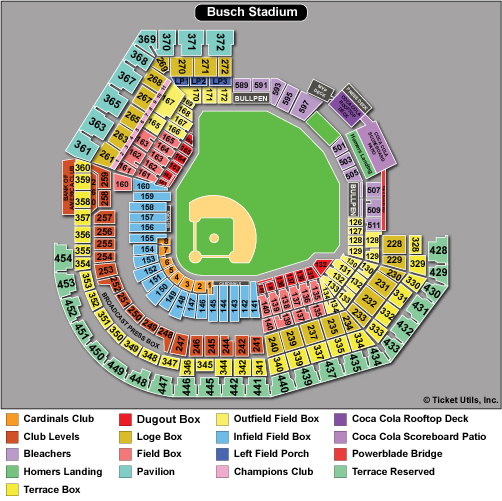 St. Louis Cardinals Stadium Seating Chart 3d IUCN Water
